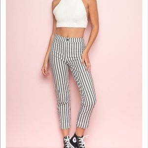 BRANDY MELVILLE striped trousers